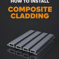 Composite Garden Wall Cladding Charcoal 200mm x 3.6m