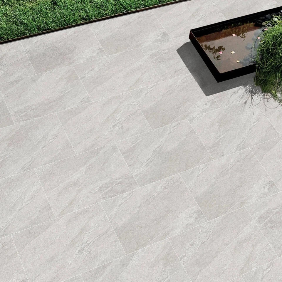 Elegance Quartz Naturale 20mm Outdoor Porcelain Paving TIle | 900 x 600mm
