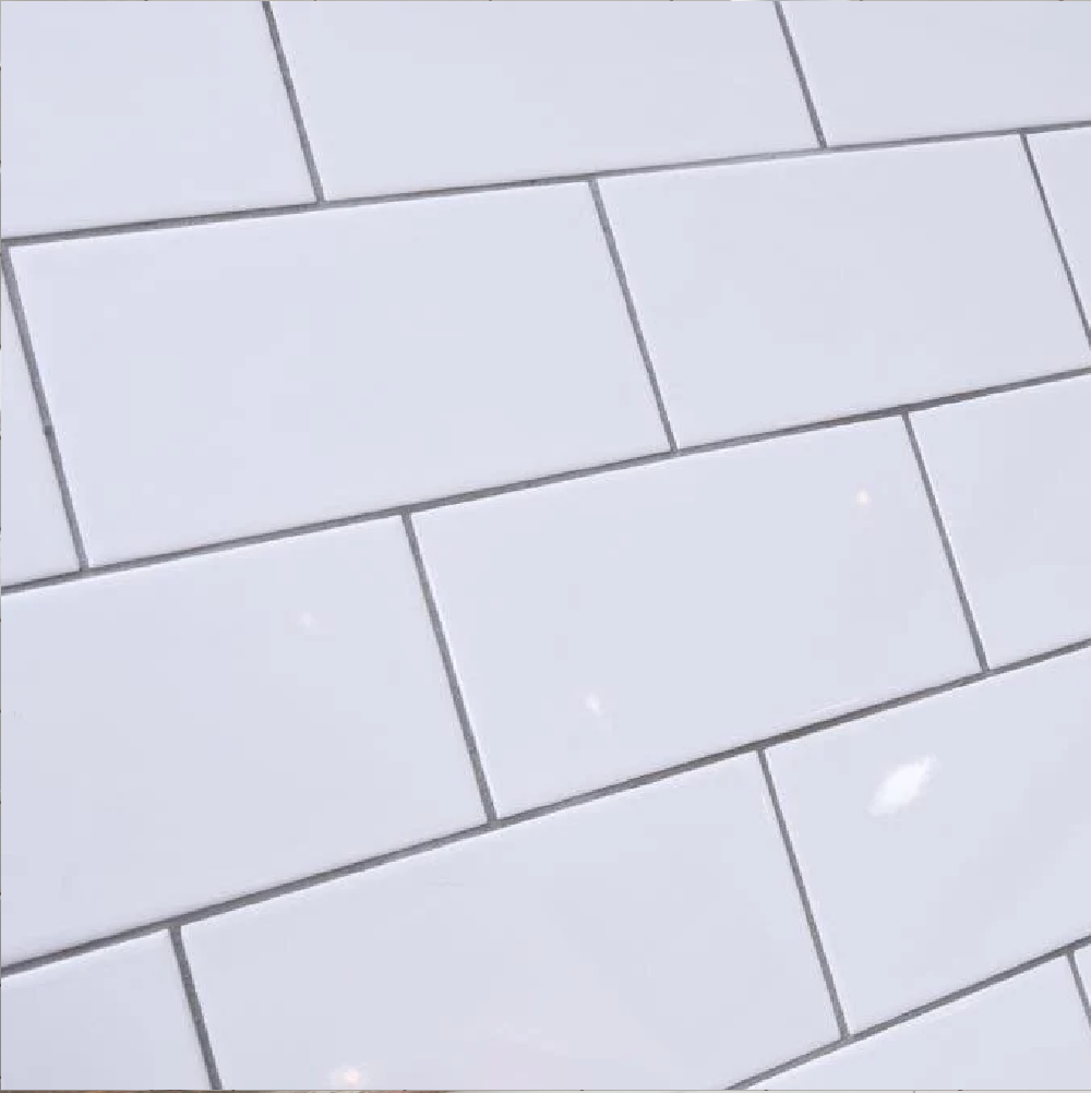 Metro Tile Flat 200X100 White Per m2