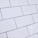 Metro Tile Flat 200X100 White Per m2