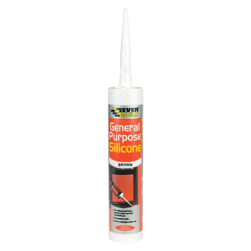 Everbuild General Purpose Silicone Brown 290ml