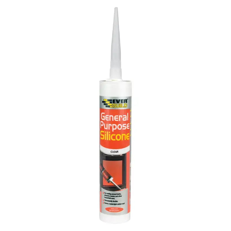 Everbuild General Purpose Silicone Clear 290ml