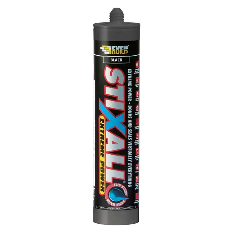Everbuild Stixall Adhesive Black 300ml