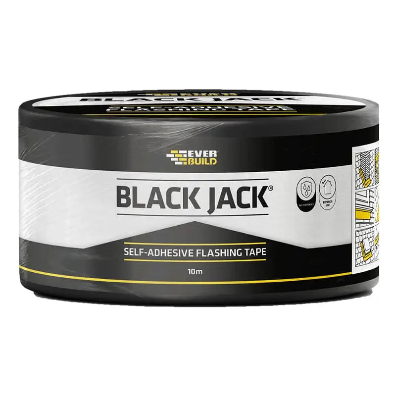 Everbuild Black Jack Flash Trade 75mm x 10m