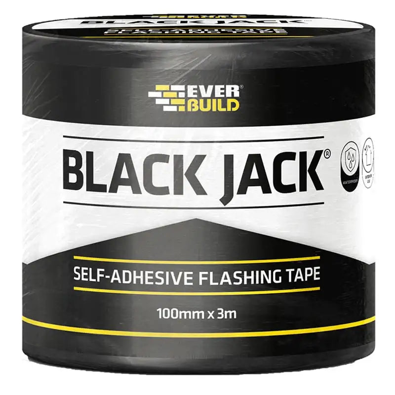Everbuild Black Jack Flash Diy 100mm x 3m