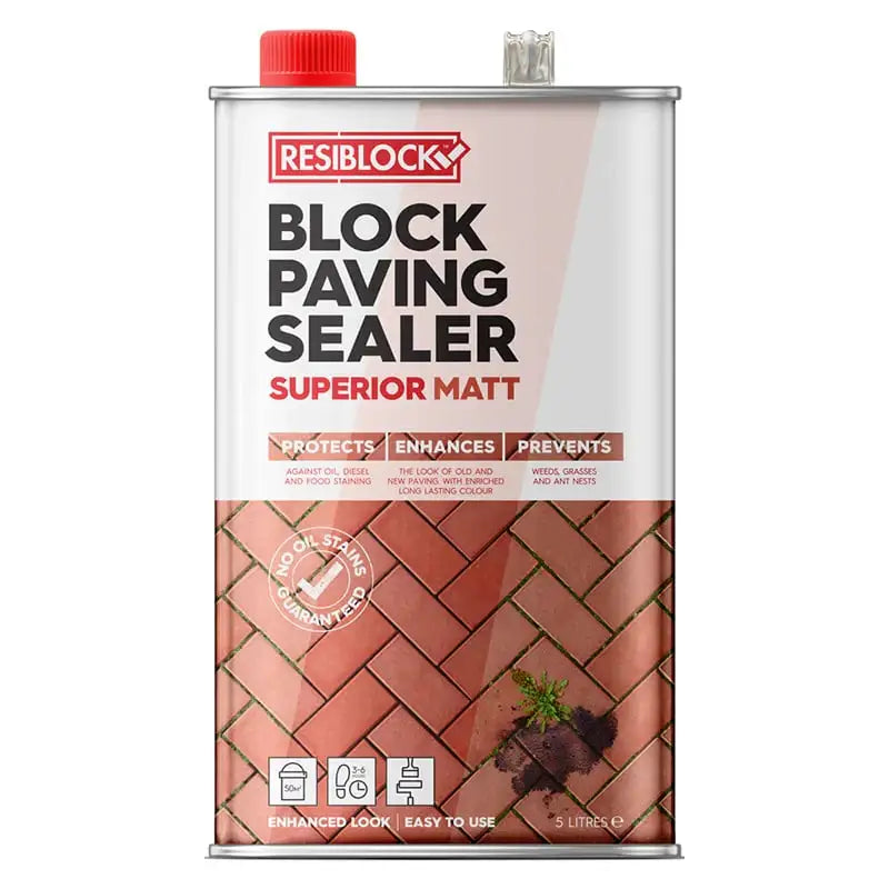 Resiblock Superior Matt  Block Paving Sealer 5L