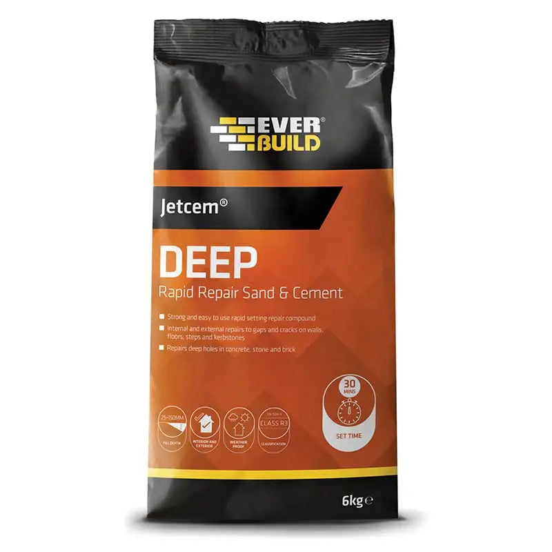 Jetcem Deep Rapid Repair Sand And Cement 6kg