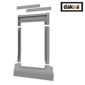 Dakea tiled roof window flashing kit