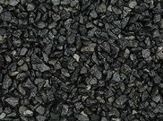 Decorative chippings, gravels & pebbles: Black grey chippings Bulk bag