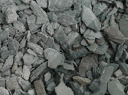 Decorative Chippings, Gravels & Pebbles: Crushed Slate Green 25kg bag