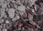 Decorative Chippings, Gravels & Pebbles: Crushed Slate Plum 25kg bag