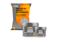Decorative Chippings, Gravels & Pebbles: Asulado Marble Resin Bound Kit 1m2