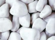 Decorative Chippings, Gravels & Pebbles: White Pebbles 20-40mm 25kg bag