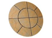 Circle/square & Circle Paving Packs: Chalice Circle Honey Brown Paving pack 1.5mtr