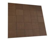 Circle/square & Circle Paving Packs: Deck Paving Kit Brown oak