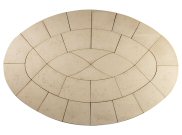 Circle/square & circle paving packs: Baroque oval Paving pack