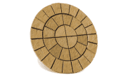 Circle/square & Circle Paving Packs: Cathedral Barley Circle 1.8m 