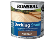 Decking Accessories, Components & Kits: Decking Stain Rich Teak 2.5ltr