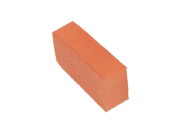 Edgings: Red Single Brick Edging 215mm x 102mm 65mm