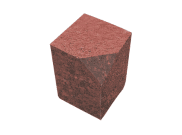 Edgings: Small kerb edgings Corner brindle 100mm