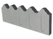 Edgings: Victorian edging slate grey 445mm x 165mm
