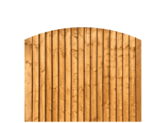 Fence Panels & Trellis: Dome Featheredge Fence Panel 6ft x 4ft
