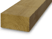 Garden Sleepers: New Jumbo Railway Sleepers Brown 125mm x 250mm x 2.4mtr