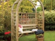 Garden arches & seats: Montebello arbour 
