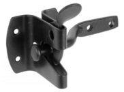 Gates and accessories: Auto gate latch Black japanned