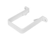 Downpipe & fittings: Downpipe brackets Square white