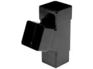 Downpipe & Fittings: Downpipe 112 Degree Branch Square black