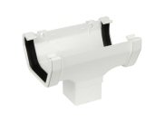 Guttering & Fittings: Running Outlet Square white