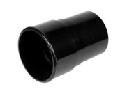 Downpipe & fittings: Downpipe coupler Round black