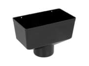 Downpipe & Fittings: Hopper Round black