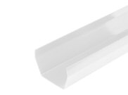 Guttering & fittings: Gutter length 4mtr square white