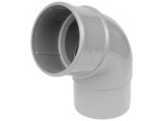 Downpipe & fittings: Downpipe 112 degree offset bend Round grey