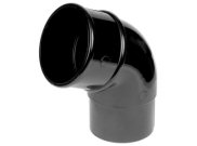 Downpipe & fittings: Downpipe 112 degree offset bend Round black