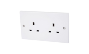 Electrical Products: Unswitched Socket 2 gang