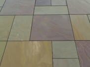 Natural Stone Paving / Indian Sandstone Paving Packs: Lakeland 5.25mtr2 natural stone paving pack