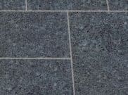 Granite Natural Stone Paving: Textured Ash Black Granite 9.9m2 natural stone paving pack