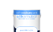Paint and emulsion: White silk emulsion 10ltr