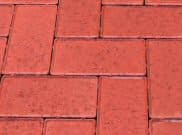 Premium Paver Range - 50mm: Red 50mm block paver