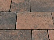 Tumbled pavers: Tumble graphite tumbled cobble paver 11.2m2 3 size pack