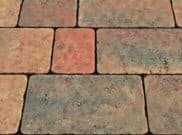 Tumbled Pavers: Tumble Buff Brindle Tumbled Cobble Paver 11.2m2 3 size pack