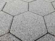 Granite Finish Paving Kits: Hexo Grey Granite Finish 7.5m paving pack