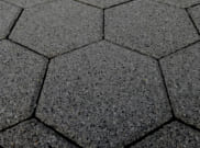 Granite Finish Paving Kits: Hexo Black Granite Finish 1m paving pack