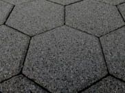 Granite Finish Paving Kits: Hexo Black Granite Finish 7.5m paving pack