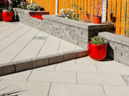 Granite Finish Paving Kits: Grange Silver Granite Finish 5.2mtr patio kit