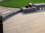 Granite Finish Paving Kits: Grange Buff Granite Finish 5.2mtr patio kit