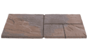 Patio Paving Kits - Super Random Pattern: Antique 7.61mtr2 super random pattern paving